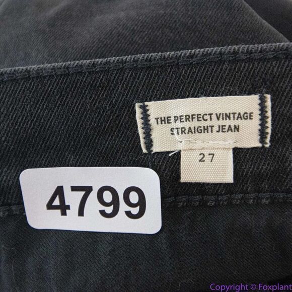 NEW Madewell The‎ Low-Rise Perfect Vintage Straight Jean in Lunar Wash, 27 - Picture 12 of 14